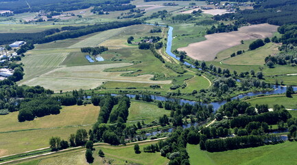 Fluss Randow, Mündung in die Uecker 2016