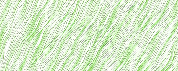 Green thin pencil strokes on white background pattern