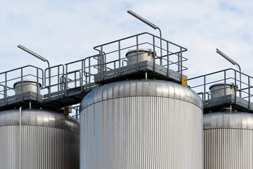 large steel tanks for conservation or production of drinks or chemicals products - 770022506