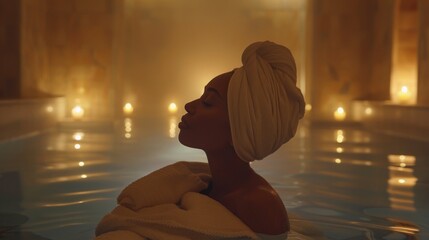 Woman Getting Facial Mask Treatment