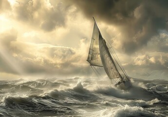 Sailing.