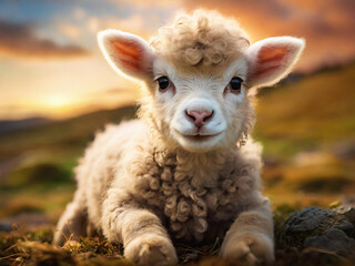 Obraz premium Spring Lamb