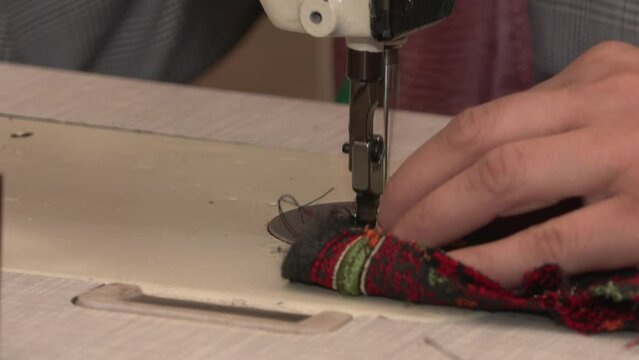 Handmade Fabric and Stitching in Gaza, Palestine