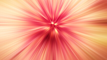 Radial pink rays, abstract composition. - 770029100