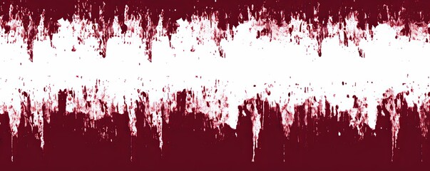 Maroon gritty grunge vector brush stroke color halftone pattern