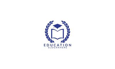 Best student with book logo vector. 
