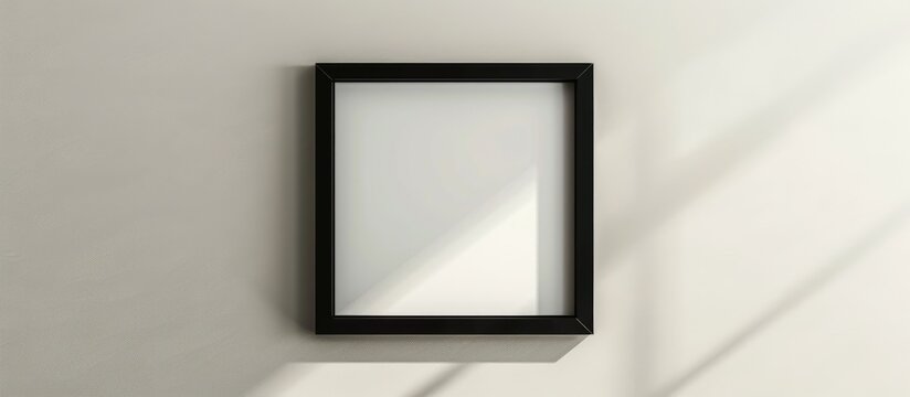 Mock-up of a square frame