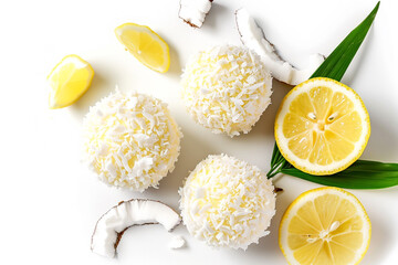 Lemon Coconut Balls