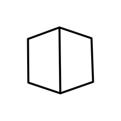 geometric cube angle