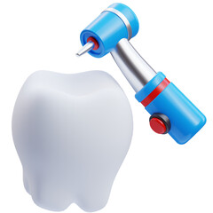 Naklejka premium Dental health 3D Illustration