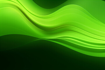 Abstract colorful neon green colors and gradients waves background