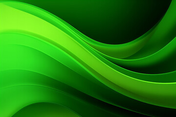 Abstract colorful neon green colors and gradients waves background