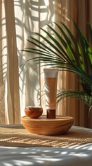 Bowl and Cup on Table by Window