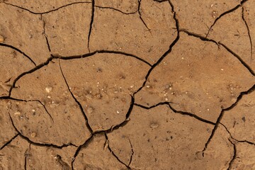Drying river background. Climate change and pollution.
