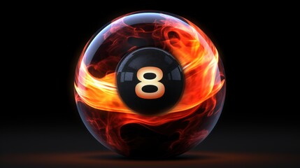 Different points of view billiard balls on a blue pool table,