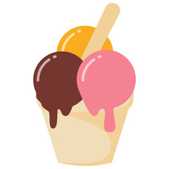 Ice Cream Illustration