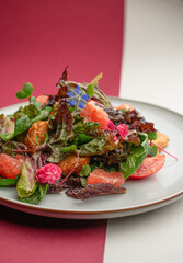 The restaurant serves bowls, sushi, and ramen, representing Pan-Asian cuisine