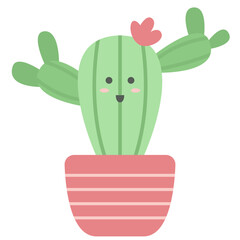 Modern Cute Cactus