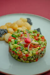 The restaurant serves bowls, sushi, and ramen, representing Pan-Asian cuisine