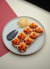 In our restaurant, you can enjoy exquisite cuisine representing Pan-Asian flavors, including fresh seafood such as lobsters, crab, oysters, as well as various types of sushi