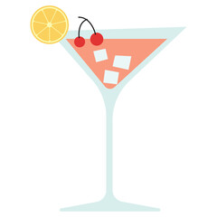 Cold Drinks Illustration