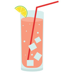 Cold Drinks Illustration