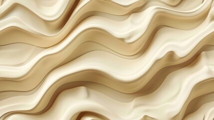  Close-up photo of undulating waves on a beige surface