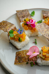 In our restaurant, you can enjoy exquisite cuisine representing Pan-Asian flavors, including fresh seafood such as lobsters, crab, oysters, as well as various types of sushi