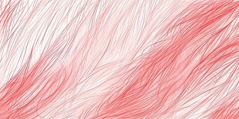 Red thin pencil strokes on white background pattern