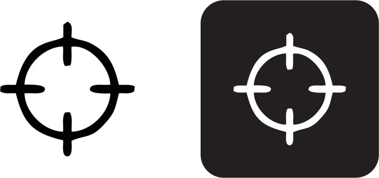 Editable line icon set for personal success stories. target aim icon, focus icon vector design symbol