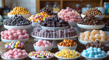 Festive Candy Buffet: Party Delights