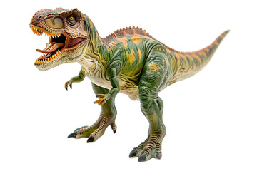 Toy dinosaur on transparent background