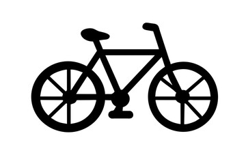 Fototapeta na wymiar bicycle icon silhouette vector illustration