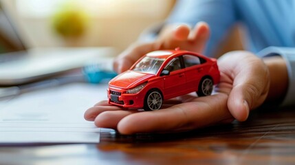 Car insurance protects against financial losses due to accidents or damage. Collision damage waivers offer additional coverage for collisions. - obrazy, fototapety, plakaty