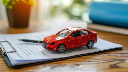 Car insurance protects against financial losses due to accidents or damage. Collision damage waivers offer additional coverage for collisions. - obrazy, fototapety, plakaty