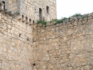Barcience Castle, a medieval stone fortress in the Province of Toledo.
