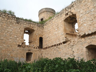Barcience Castle, a medieval stone fortress in the Province of Toledo.