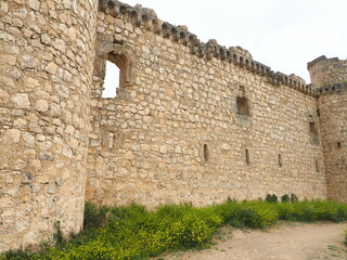 Barcience Castle, a medieval stone fortress in the Province of Toledo.