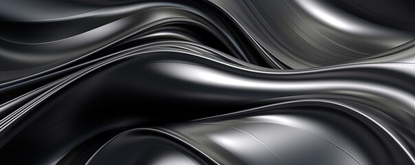 abstract background of metal texture surface, swirl ripple metal sheet, new and shiny reflective surface, Generative	
