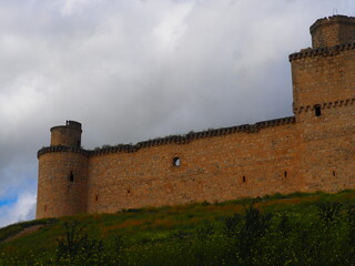 Barcience Castle, a medieval stone fortress in the Province of Toledo.