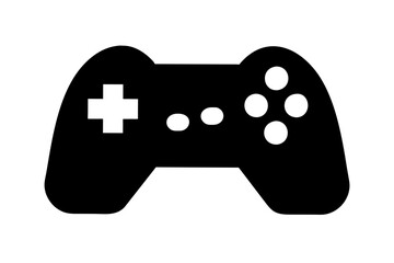 joystick icon silhouette vector illustration