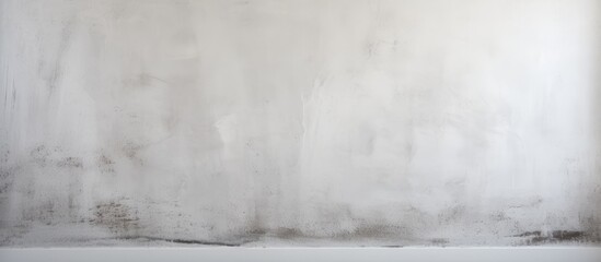 A white wall covered in black mold creates a stark monochrome contrast. The grey tints and shades...
