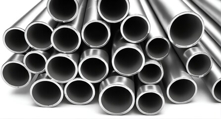 Steel cylinder pipe. Chrome metal pipes for industry and construction - 770070747