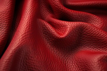 Red leather texture background