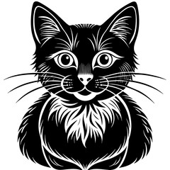 cat  silhouette vector illustration and svg file
