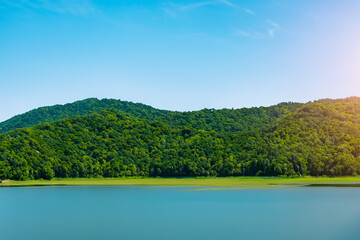 湖の風景
