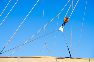 old sailing boat - mast details