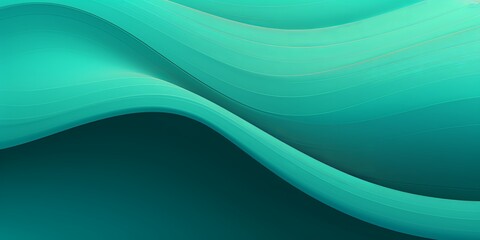 Teal gradient wave pattern background with noise texture and soft surface