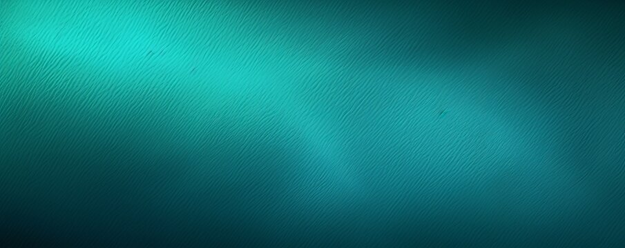 Teal grainy background with thin barely noticeable abstract blurred color gradient noise texture banner pattern with copy space