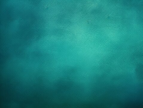 Teal grainy background with thin barely noticeable abstract blurred color gradient noise texture banner pattern with copy space